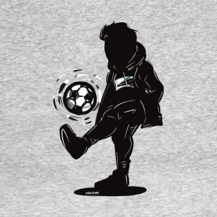 Footballer Silhouette 2 T-Shirt